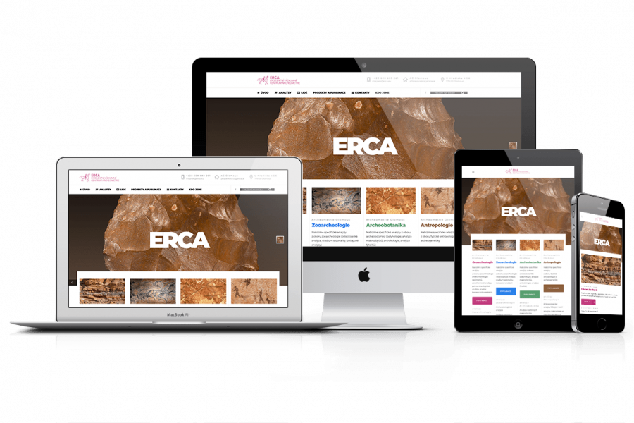 Webové stránky ERCA