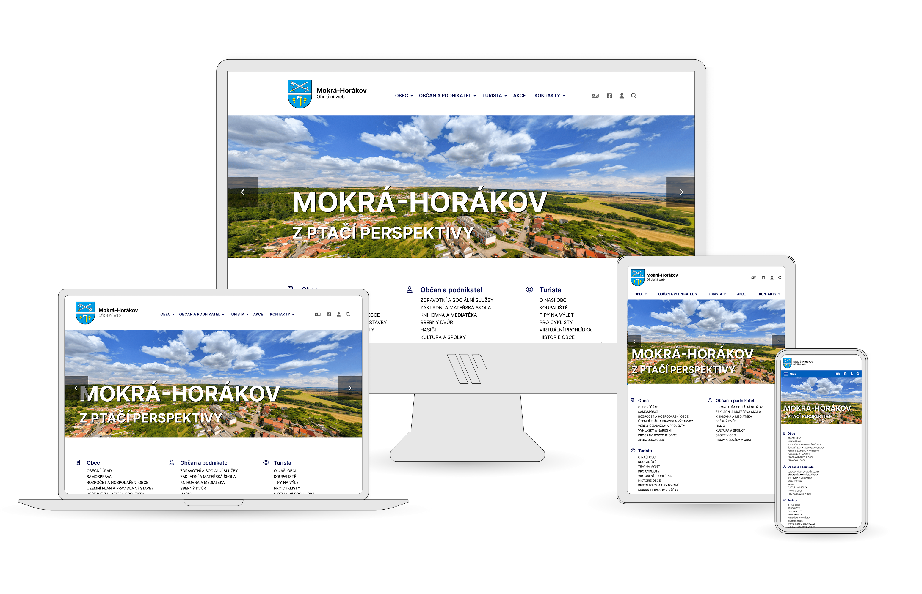 Web obce Mokrá-Horákov